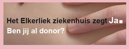 Ben jij al donor?