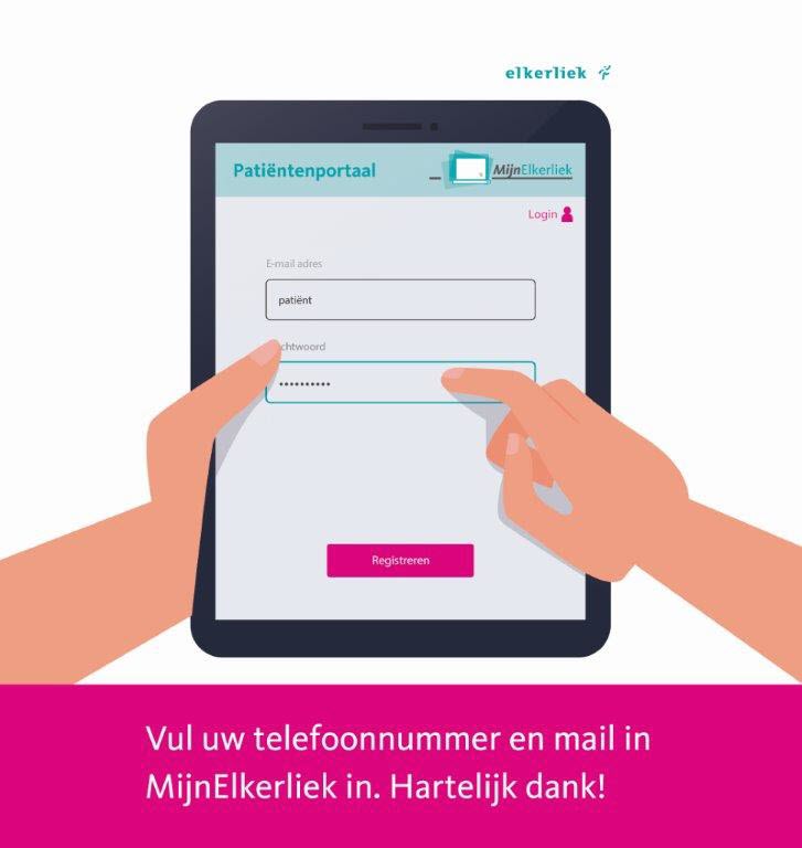Tablet login MijnElkerliek