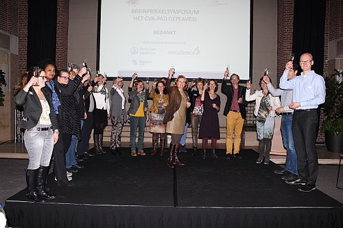 CVA-ketenpartners proosten op de samenwerking