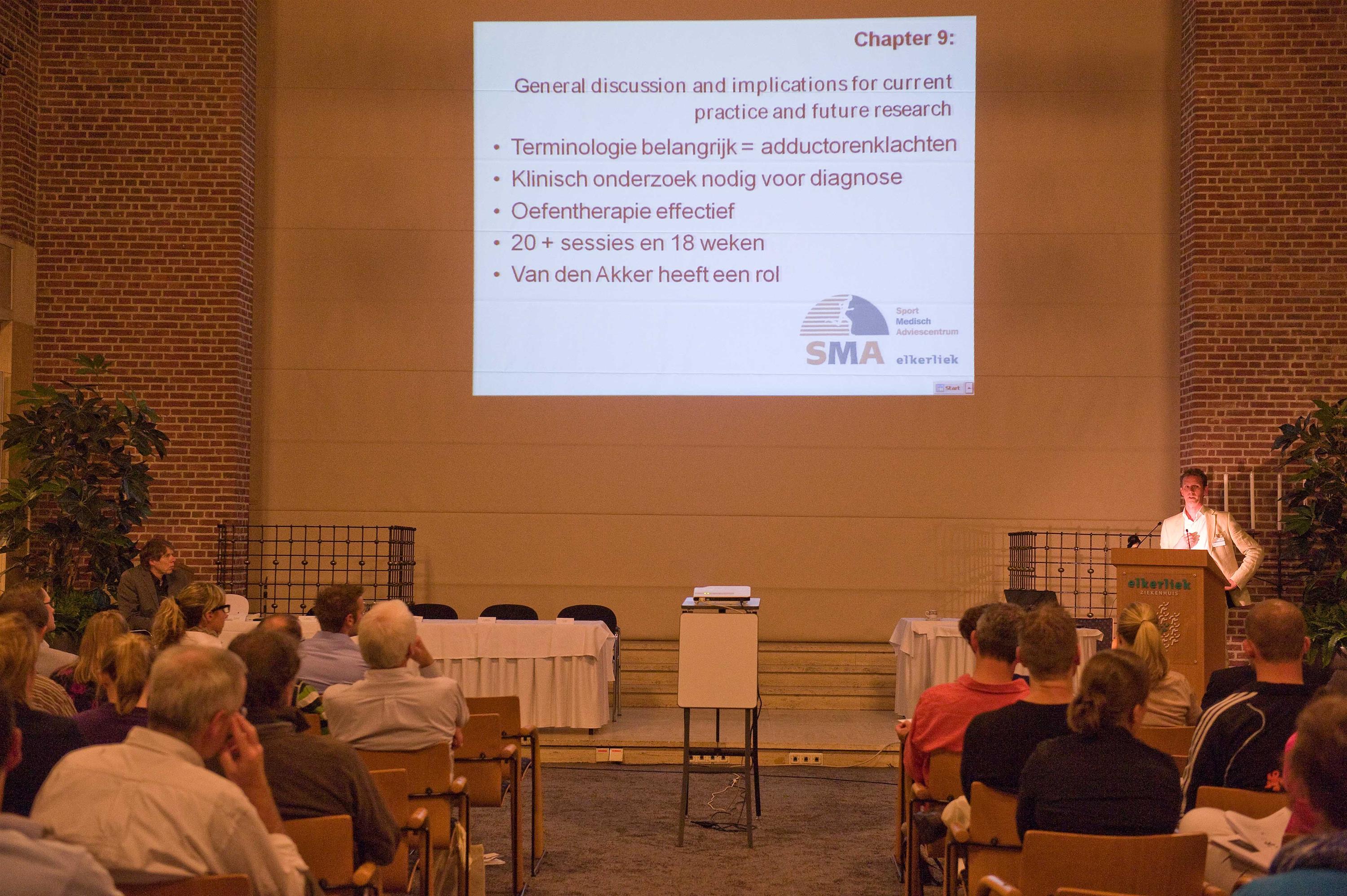 Sport Medisch Adviescentrum viert eerste lustrum met drukbezocht symposium