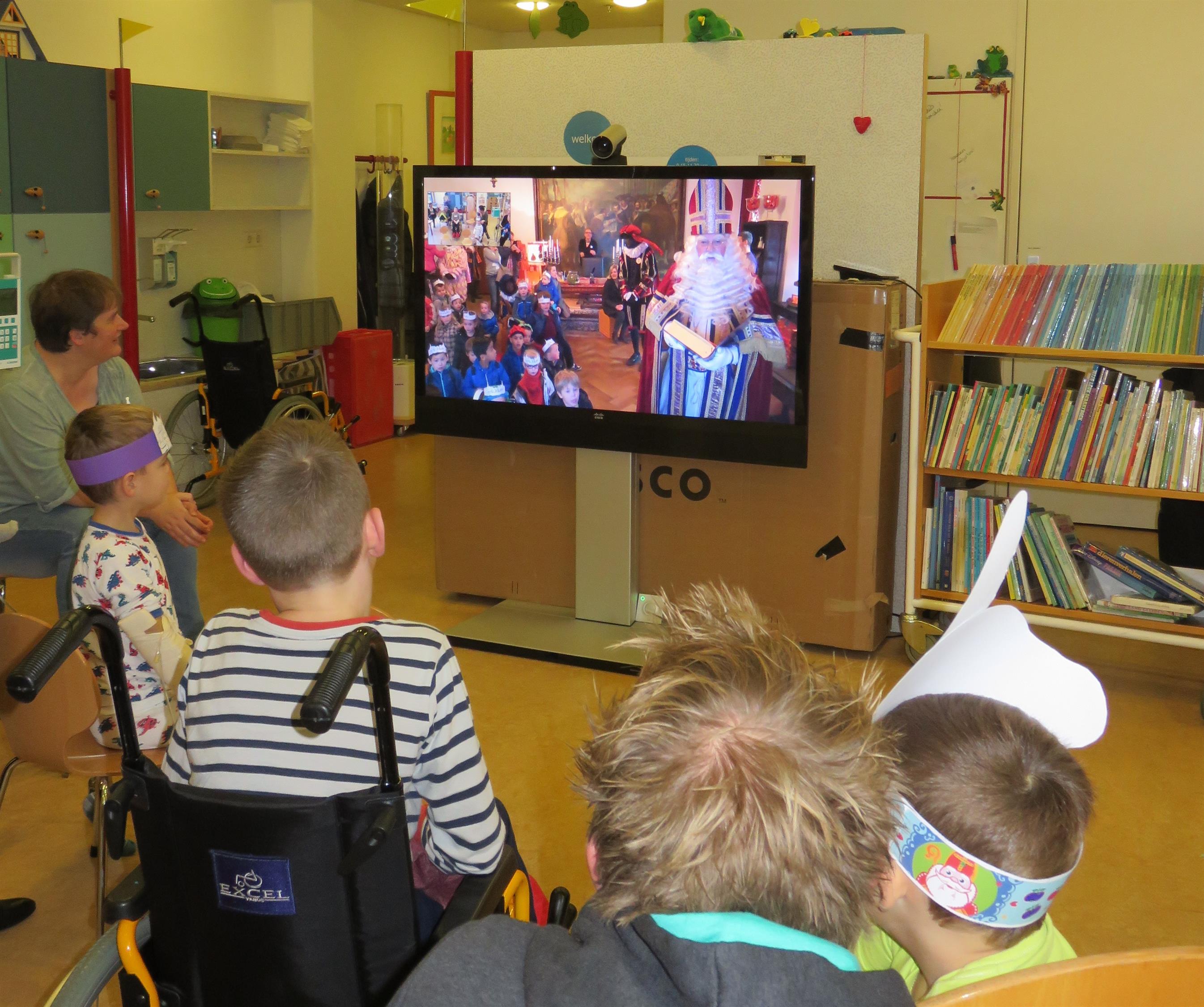 Live contact met het Kasteel van Sinterklaas