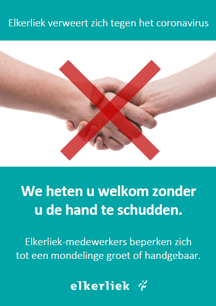 kruis door handenschudden